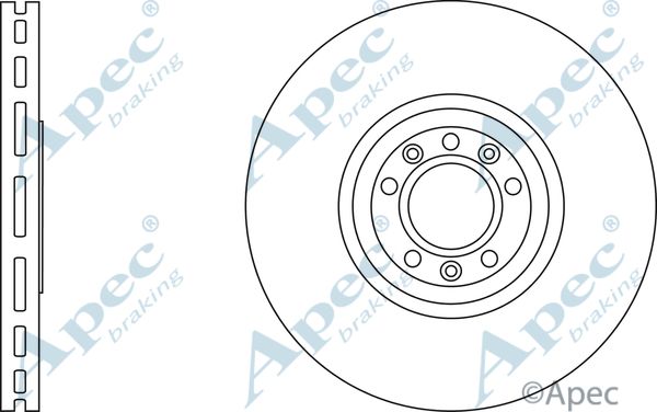 APEC BRAKING Bremžu diski DSK2882